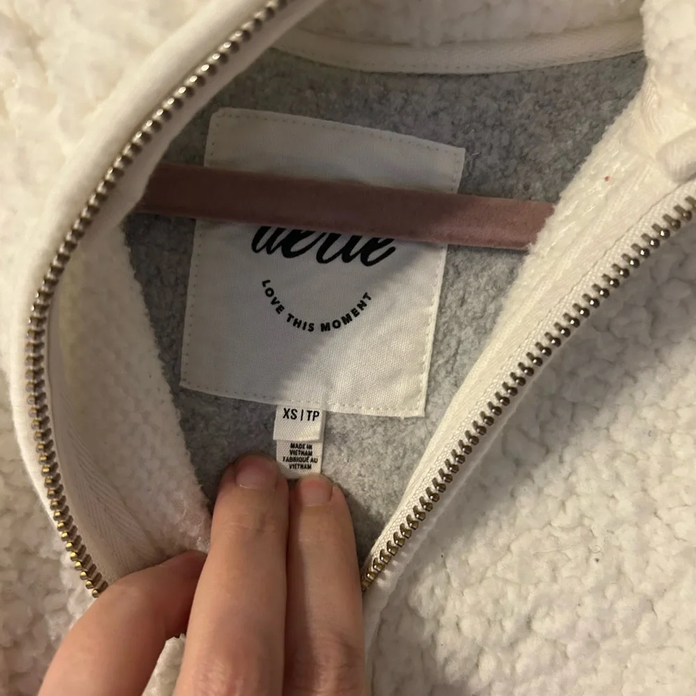 Aerie Quarter Zip Sweatshirt - Picture 3 of 4